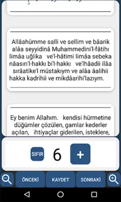 Salavatlar Esmalar Zikirmatik android App screenshot 3