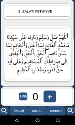 Salavatlar Esmalar Zikirmatik android App screenshot 4